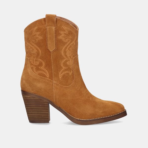 BOTIN COWBOY 2575-04R SUEDE CAMEL