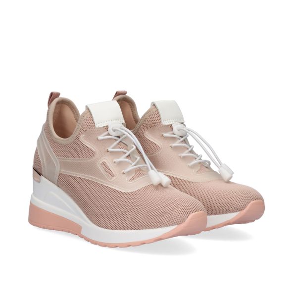 SNEAKER CUÑA EX12 ROSA