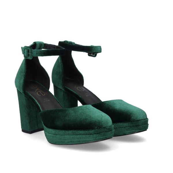 ZAPATO TACÓN W2993-HF77 FABRIC GREEN